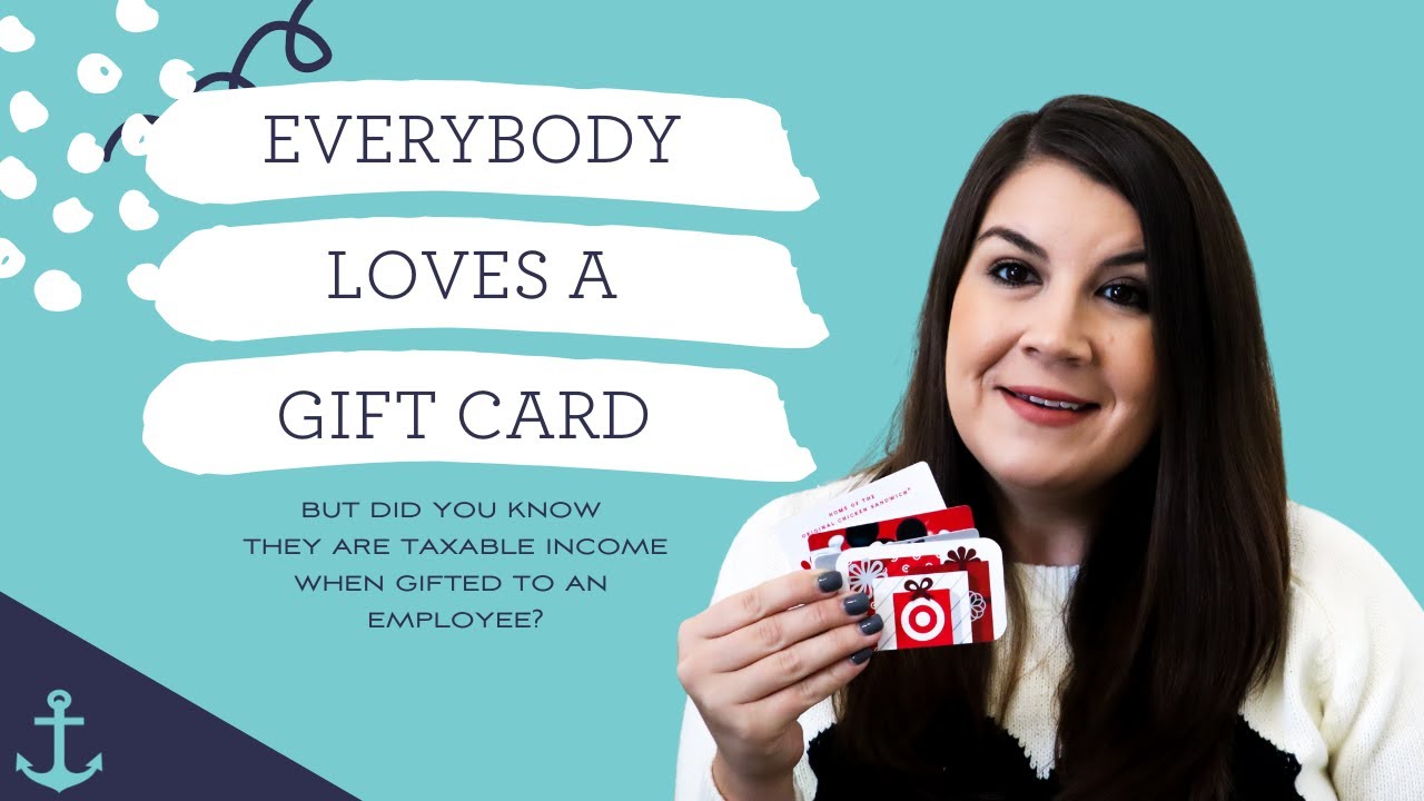 Are Gift Cards Considered Taxable Income 