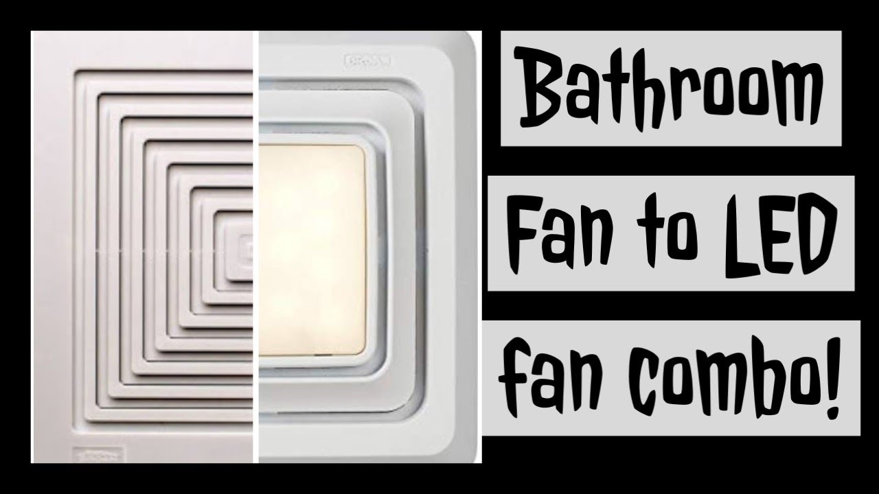 Broan NuTone FG600 LED retrofit upgrade - YouTube