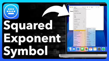 How To Type Squared Symbol On Mac