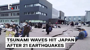 First Tsunami Waves Hit Japan After 7.6 Magnitude Earthquake