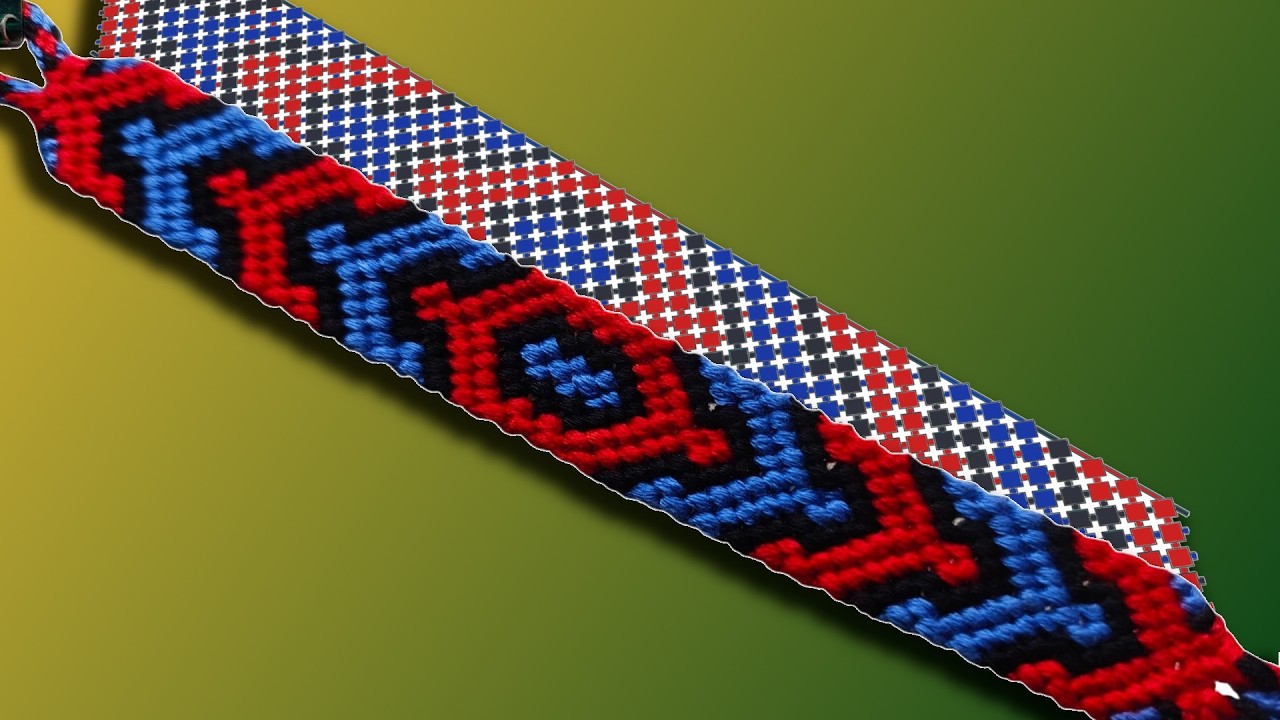 Pattern 45 Made Easy ✨ Radiating Arrow Bracelet (12 Strings, Beginner Friendly!)