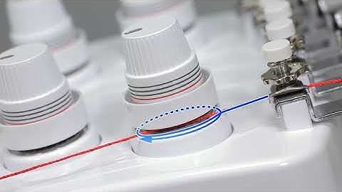 [BrotherSupportSewing] Threading the upper thread / 上糸をミシンにセットする