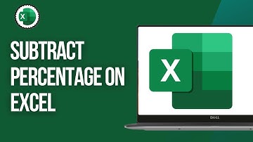 How To Subtract Percentage On Excel