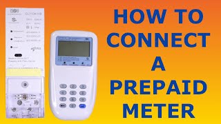 How to connect prepaid meter|token meter|smart electricity meterELECTERCA