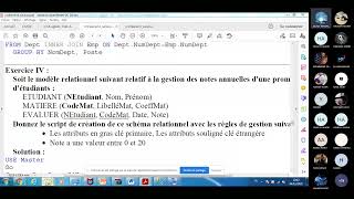 14- Bases De Données Série 2 SQL LDD Création