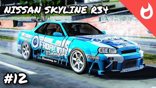 Nissan Skyline R34 design, DRIFT CAR in Car Parking Multiplayer screenshot 4