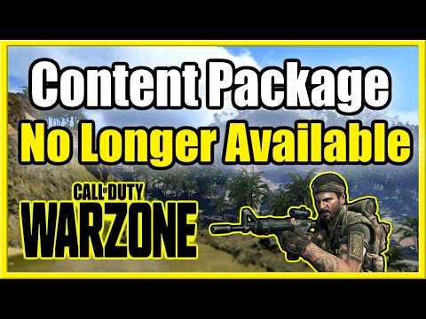 How to Fix Content Package is No Longer Available Warzone (PS4, PS5, XBOX PC)