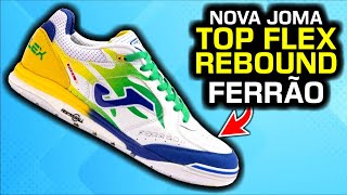 NOVO sistema de AMORTECIMENTO? 👀 - Análise chuteira futsal Joma Top Flex Rebound Ferrão