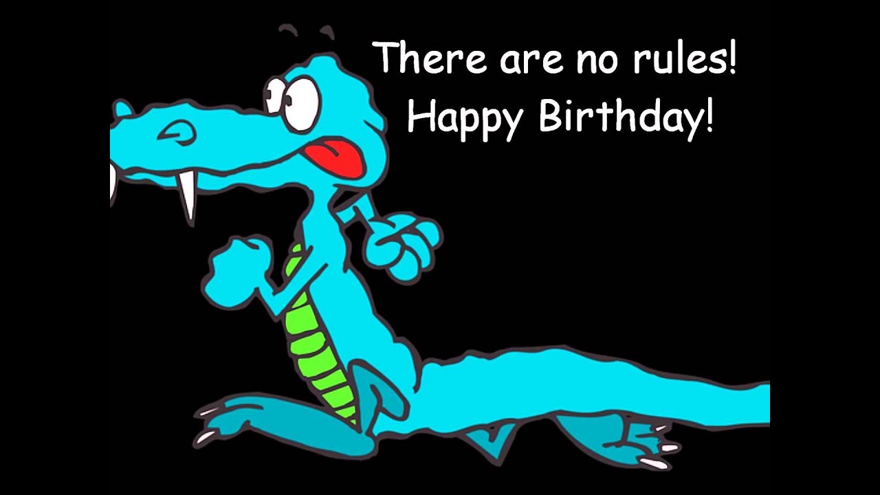 Funny happy 18th birthday greeting 