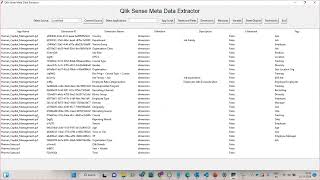 Qlik Sense Extractor & Lineage