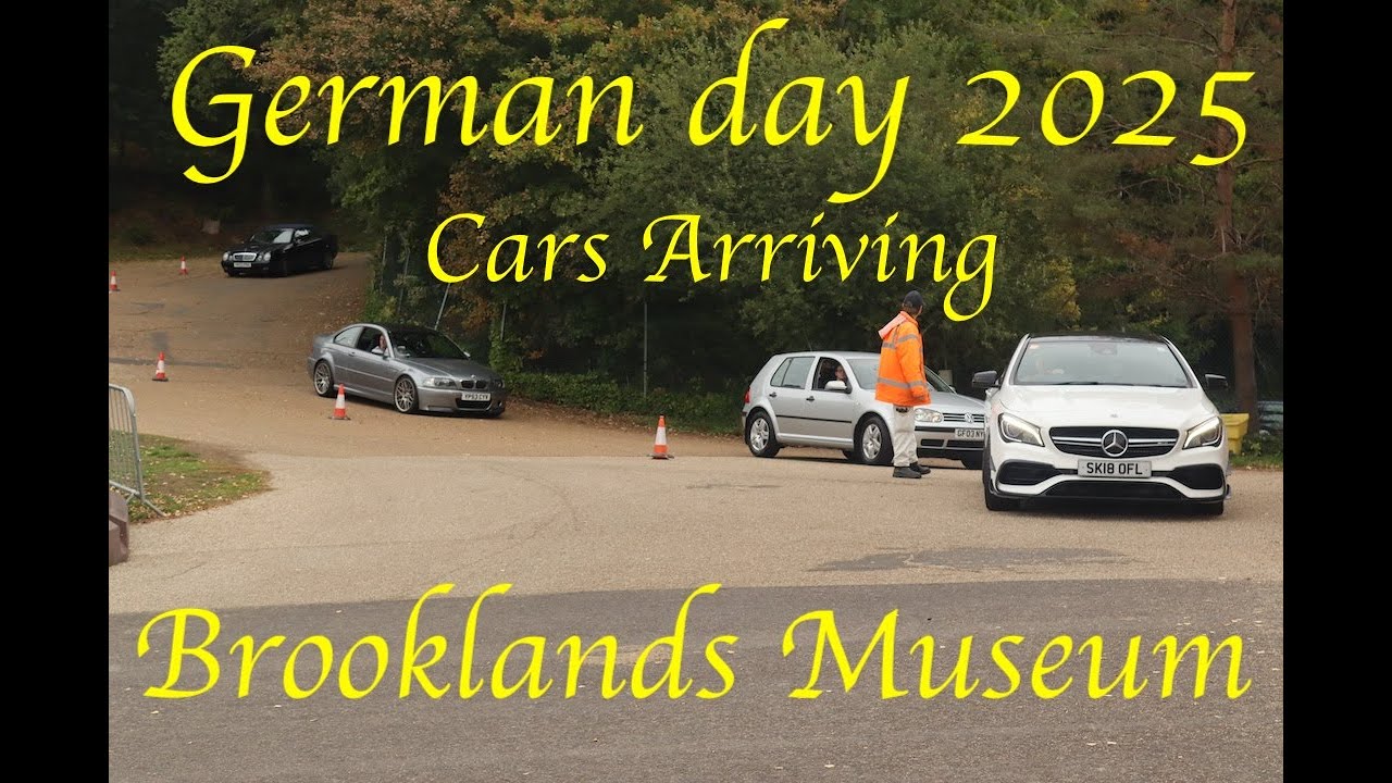German Day 2025 at Brooklands Museum (Arriving)