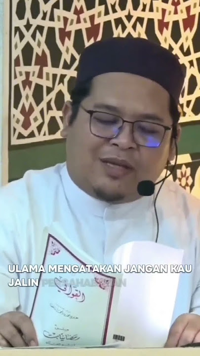 JANGAN BERTEMAN DENGAN 5 KARAKTER MANUSIA TERSEBUT - TUAN GURU HAJI ILHAM HUMAIDI