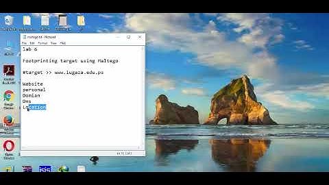 Footprinting a Target Using Maltego