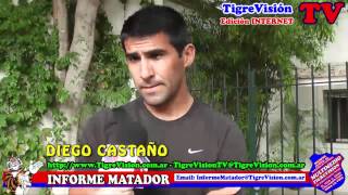 Tigrevisión Tv Nota A Diego Castaño En La Previa Con Boca