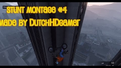 GTA V ONLINE - STUNT MONTAGE #4 MOTOBIKE STUNTAGE