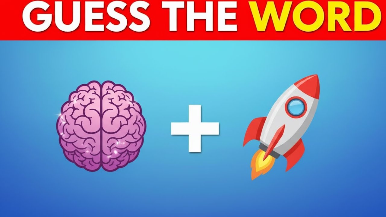 Guess the WORD by Emoji? 🤔🎁✅ 80 Words | Best Emoji Quiz 2025