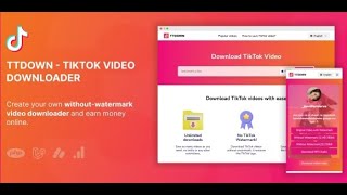 Aplikasi Source Code TikTok Video Downloader Without Watermark screenshot 4