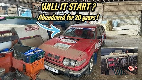 Barn find rover SD1 rally car. Can we rescue it and get it running ?