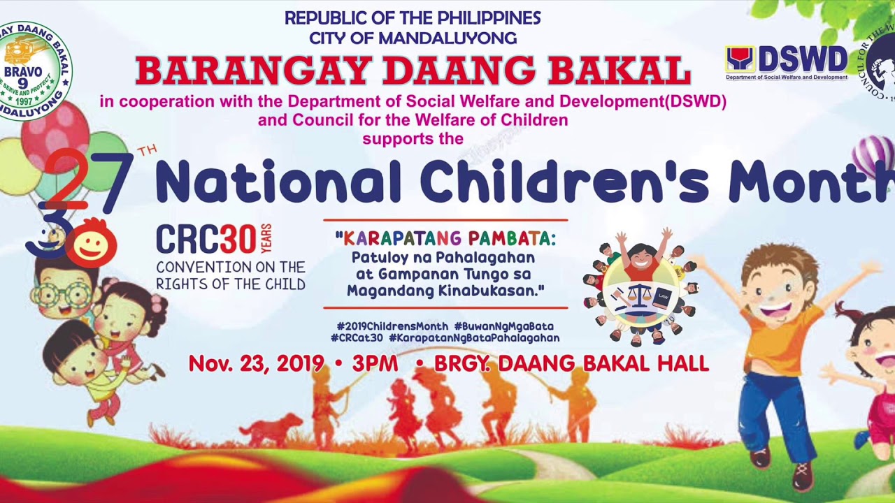 NATIONAL CHILDREN S MONTH CELEBRATION YouTube NATIONAL CHILDREN S MONTH CELEBRATION YouTube