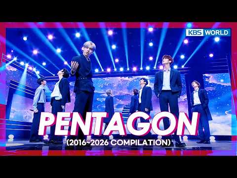 (4K) [PENTAGON - STAGE.zip 📂] From Debut Stage to "Coward" 🔥 | KBS WORLD TV