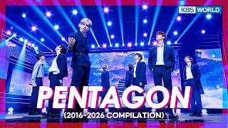 (4K) [PENTAGON - STAGE.zip 📂] From Debut Stage to 'Coward' 🔥 | KBS WORLD TV
