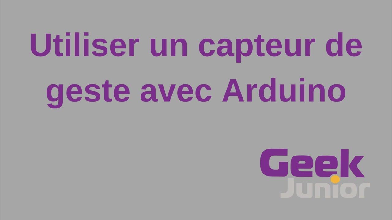 Utiliser un capteur de geste avec arduino et mblock v5 4 0 youtube