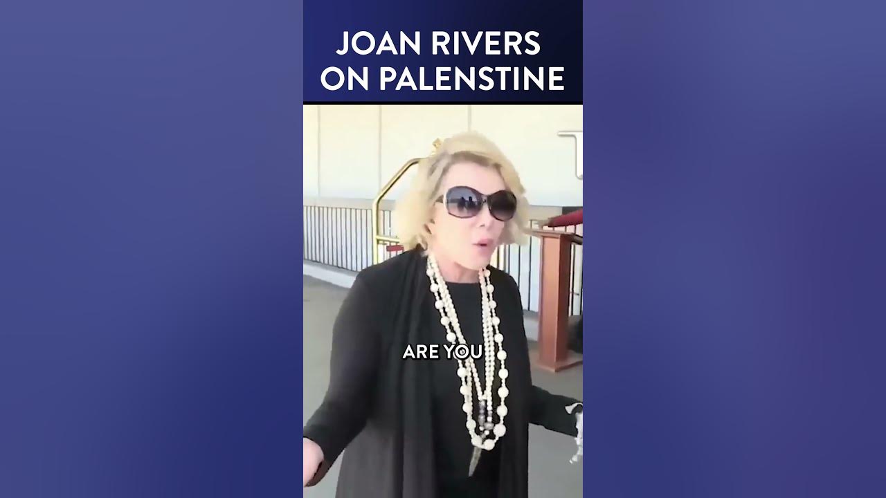 Joan Rivers Gives Timeless Advice on Israel & Palestine Conflict #Shorts