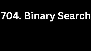 704. Binary Search | LeetCode Using Python