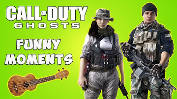 COD Ghosts Funny Moments 15 - Singing, Elevator Fail, Glitch, Dog (Funtage)