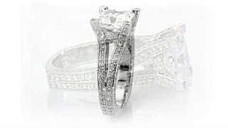 Cubic Zirconia Engagement Ring - www.birkatelyon.com