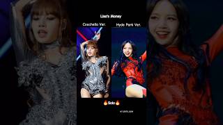 Lisa's Money Coachella Ver. VS Hyde Park Ver.[ Which Vershion ls Your Favourite? ]#lisa #shorts