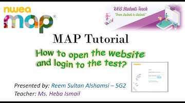 MAP Tutorial _ How to open and login to the test?