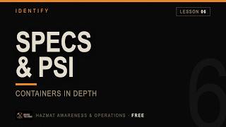 Containers In Depth — Specs, PSI & the Odd Ones — Hazmat Awareness & Operations, Lesson #6 of 25