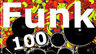 Funk Drum Beat 100 bpm 🥁 JB Drum Backing Track #95