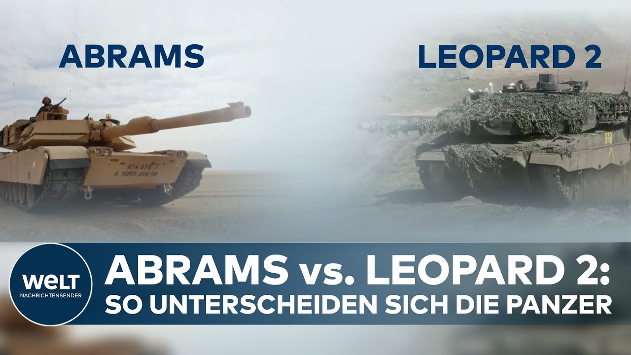 KAMPFPANZERVERGLEICH Abrams vs. Leopard2 So unterscheiden sich die