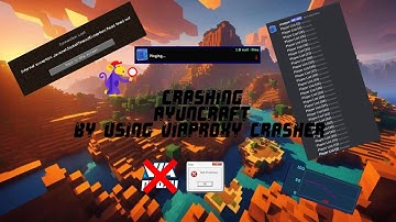 Crashing AyunCraft (1.5.2) with new ViaProxy crashbug | Nullping | META
