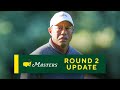 2024 masters 2nd round update tiger woods cards 2 birdies on first 6 holes i cbs sports