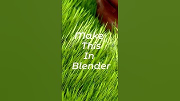 Make Stunning Stylized Grass in Blender! 🌾