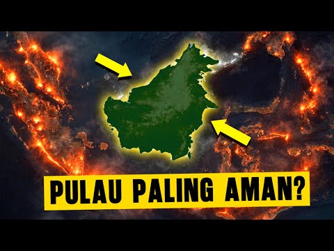 Kenapa Kalimantan Tanpa Gunung Berapi? benarkah Pulau paling aman di Indonesia?
