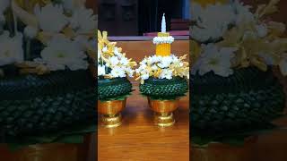 พานไหว้ครู  by บ้านบายศรี