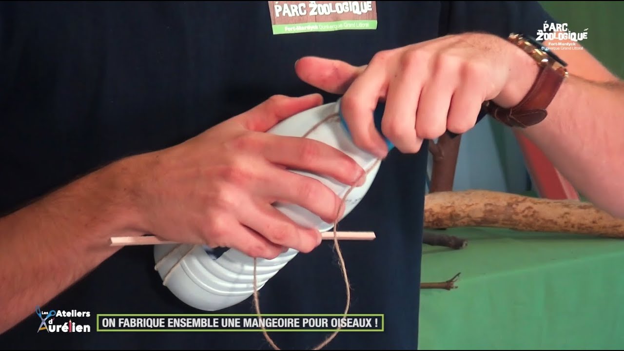 ATELIER D'AURÉLIEN " FABRIQUE TA MANGEOIRE POUR OISEAUX"