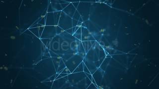 Famous Digital Data Network Abstract Background - Revolving V2 Net Worth