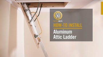 How-to Install: Our Aluminum Attic Ladders (ALA) | Nuvo Iron