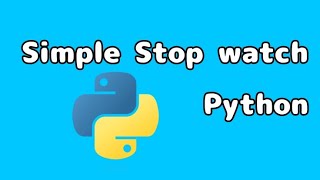 Simple Stop watch | Python