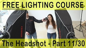 Photography Lighting Course: The Headshot Setup (Part 11/30)