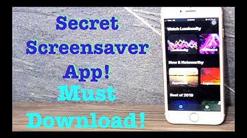 Secret Screensaver App in iOS 13 (Must Download this App!)