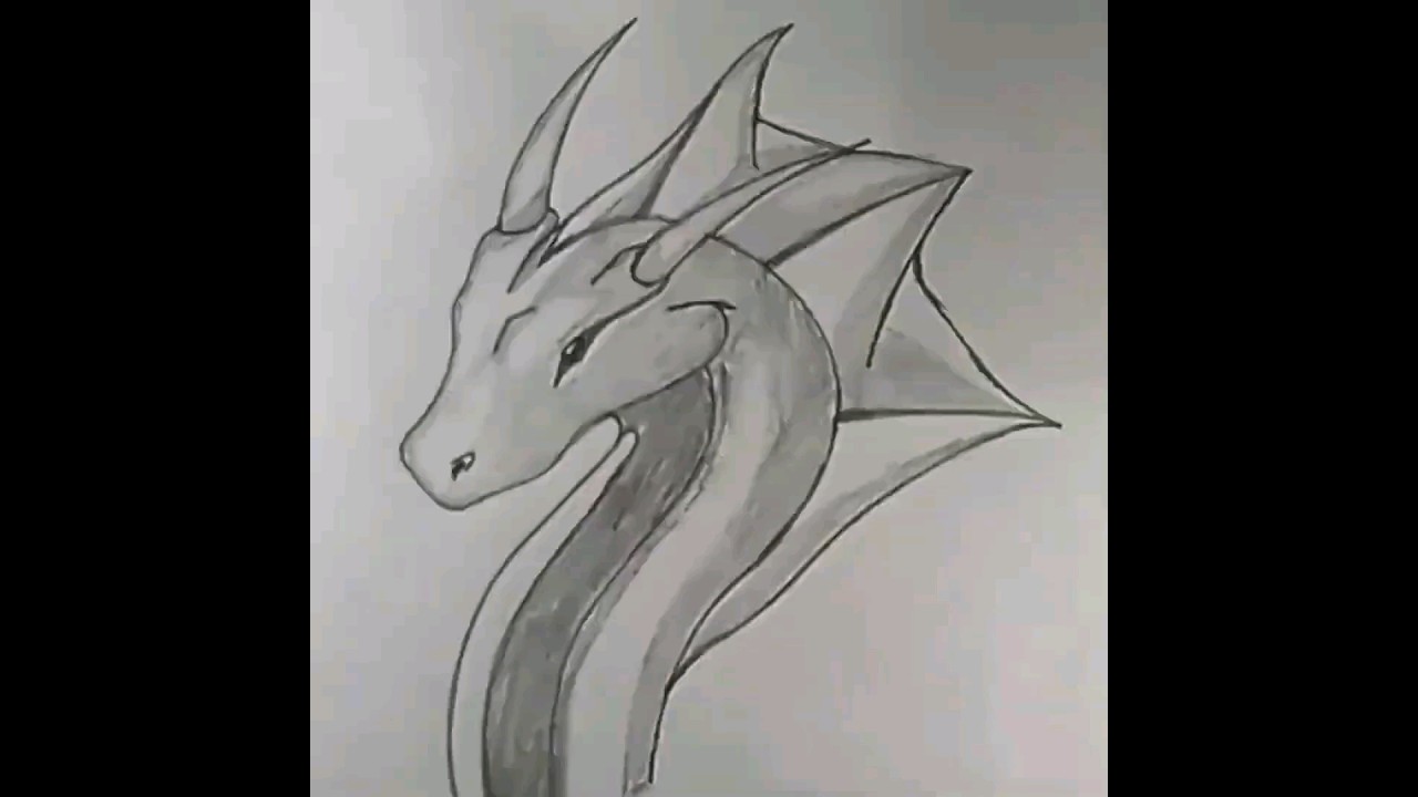 Dragon pencil drawing 😍 