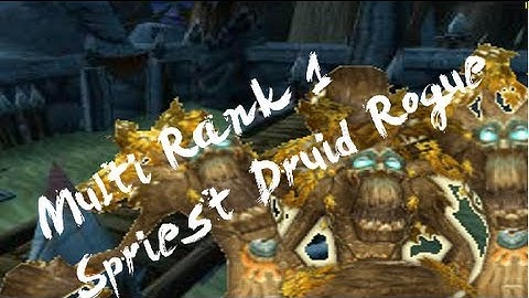 Multi rank 1 Shadow Priest Rogue Druid vs  2400 Rogue priest Shaman (Arena Pass)