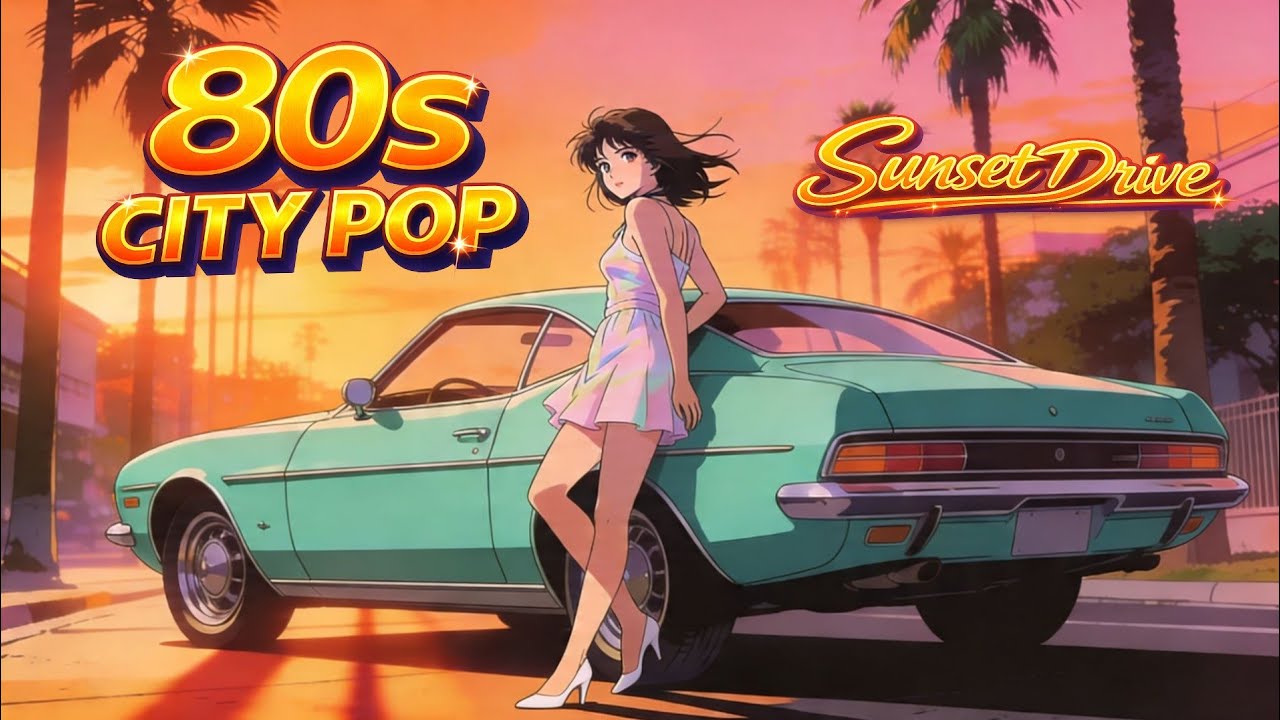 Japanese 80s City Pop】日本のシティポップ｜サンセット・ドライブ