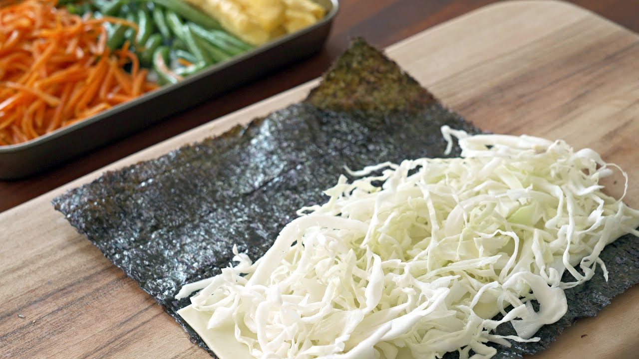 Простой и вкусный кимбап из капусты (кимбап) 😍 Если вы так ешьте, то потеряете 5 кг‼ ️
